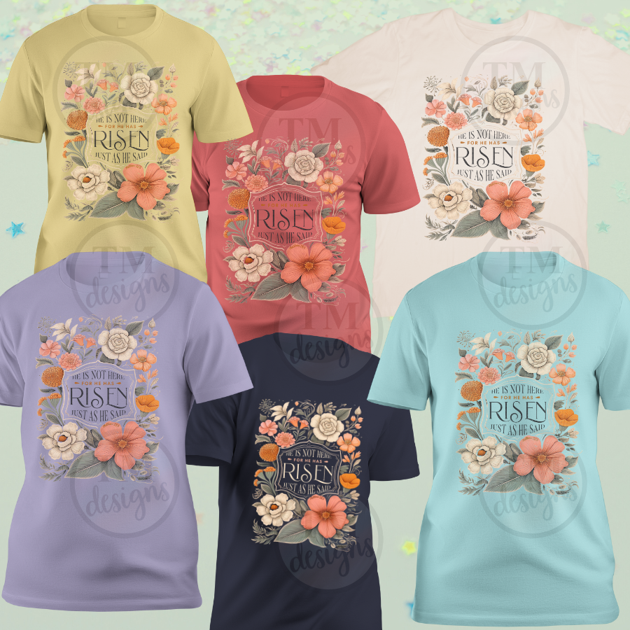 He's Not Here Easter Shirt