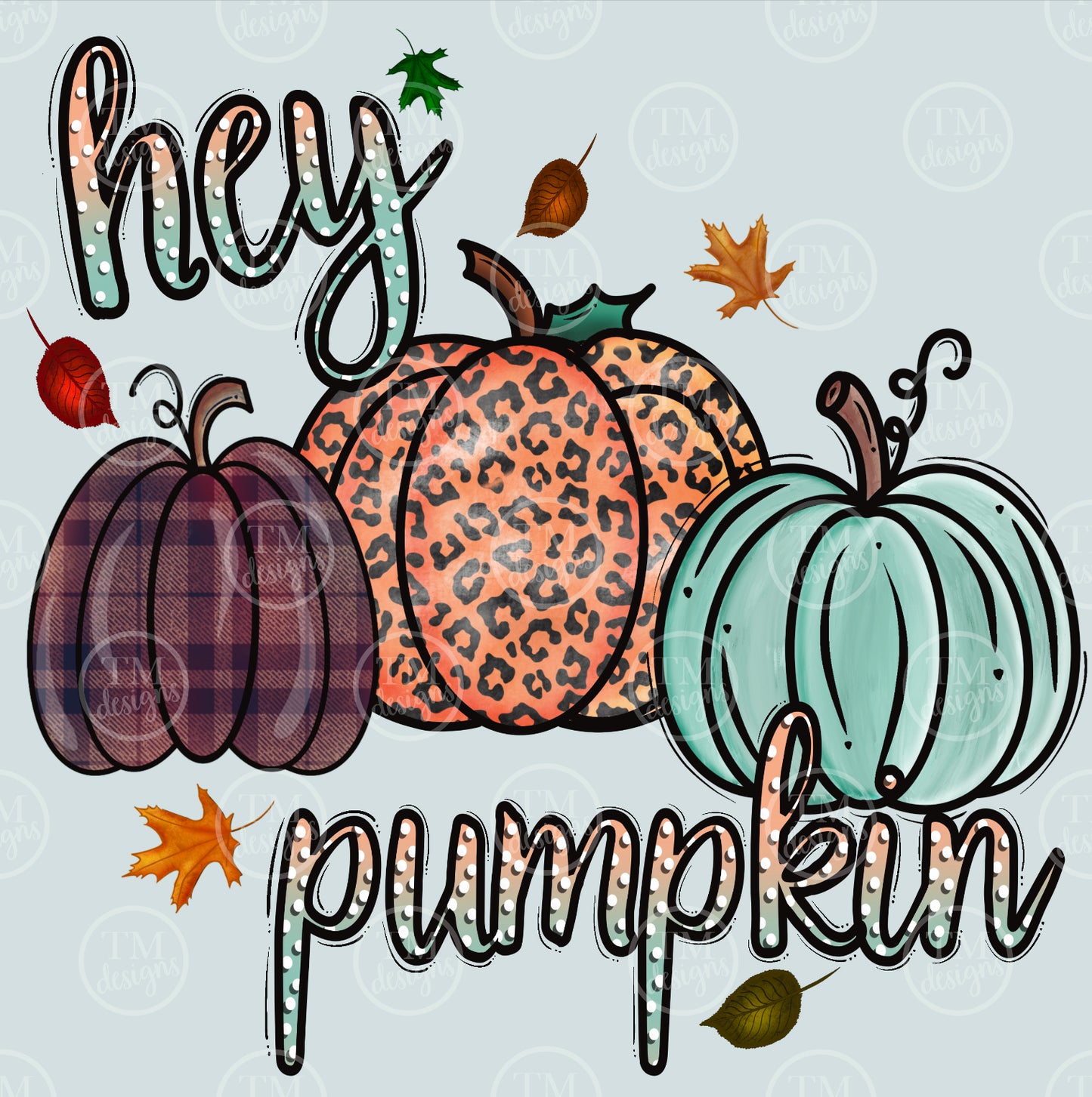 Hey Pumpkin DTF transfer
