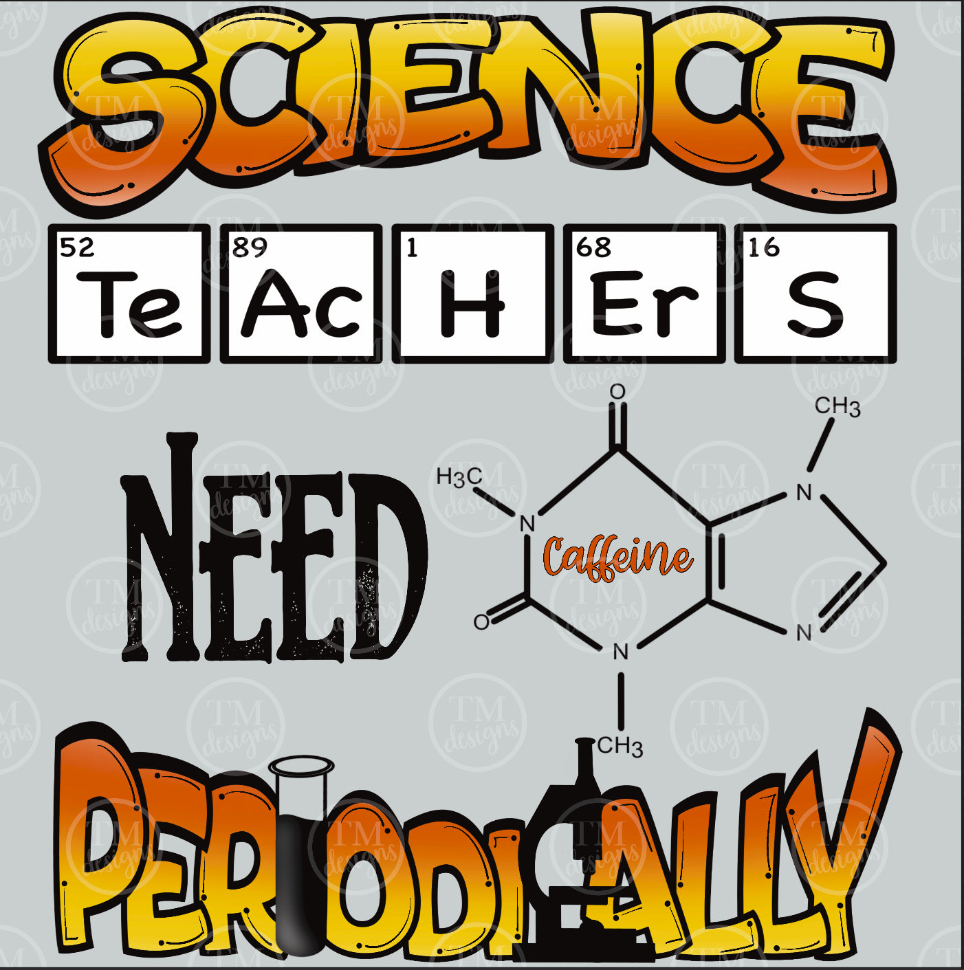 Science Teacher DTF transfer