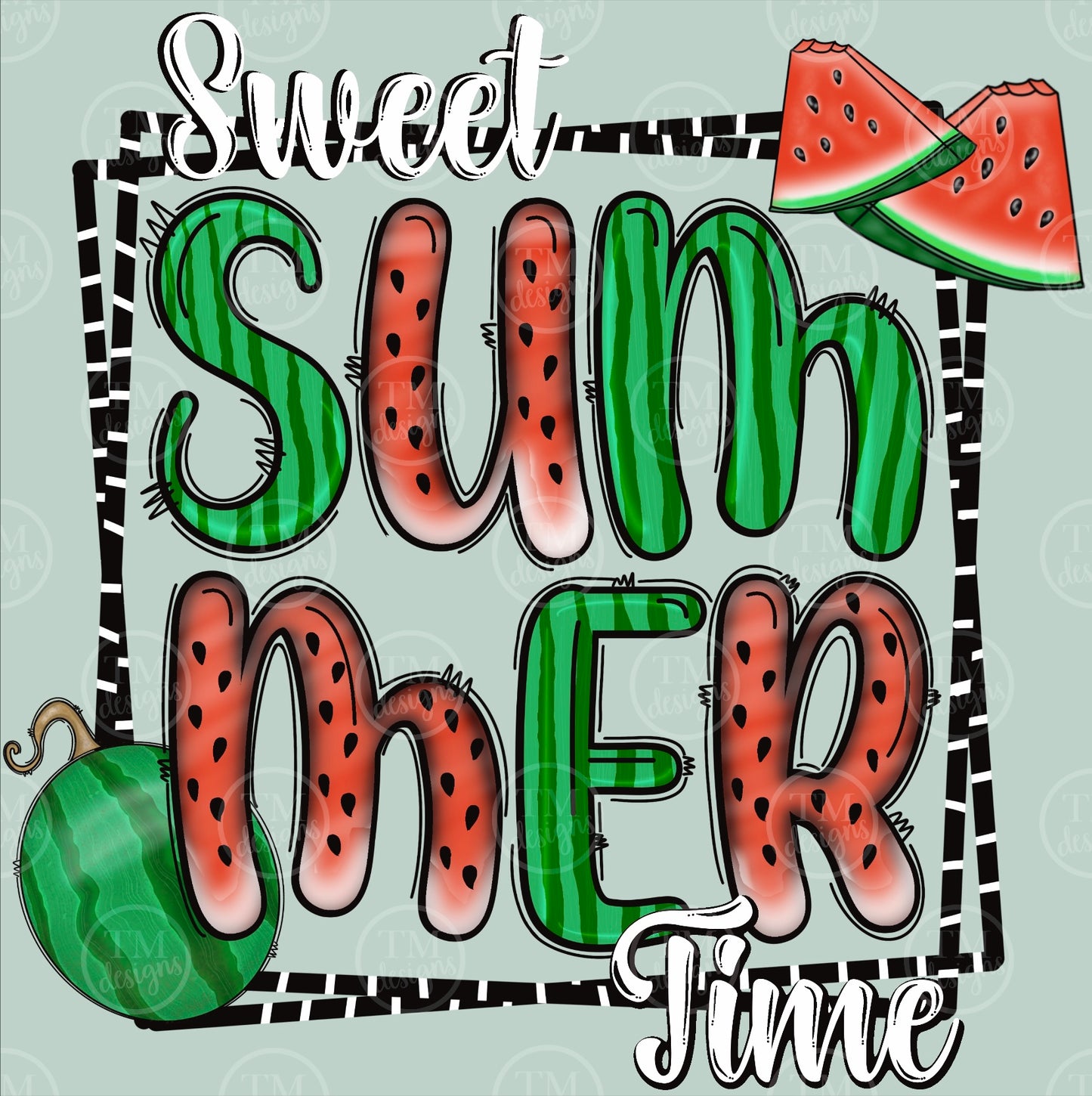 Sweet Summertime DTF transfer