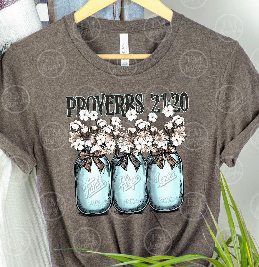 Proverbs 21:20 Shirt