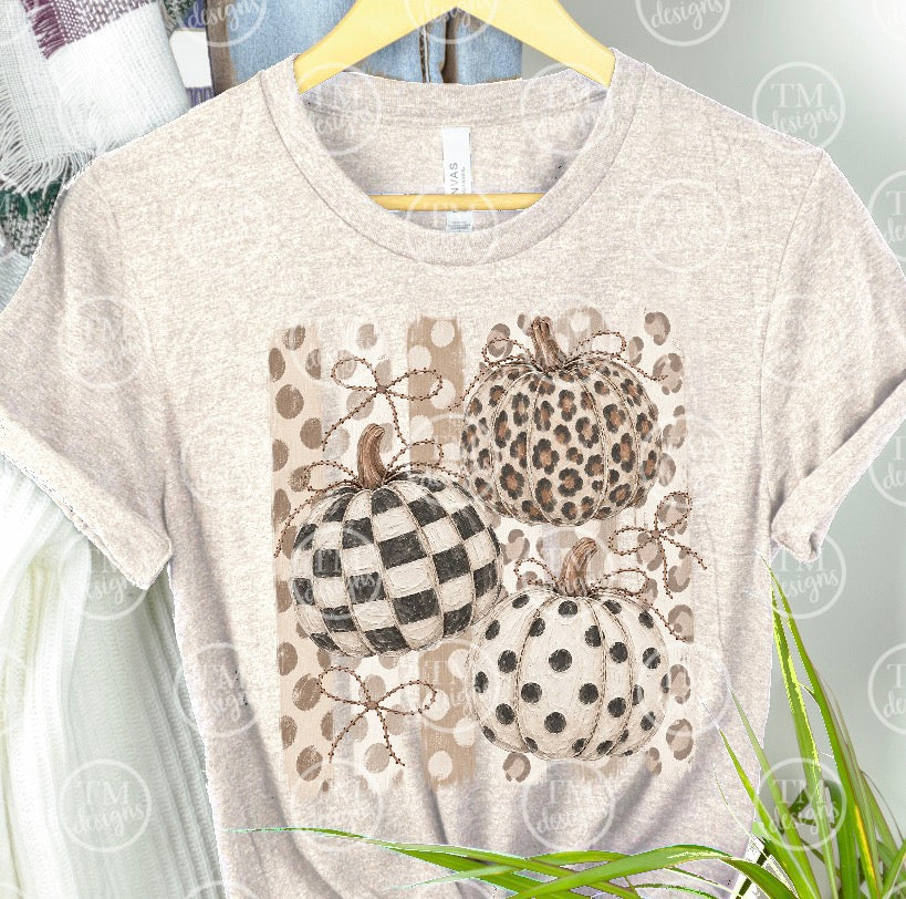 Preppy pumpkins shirt