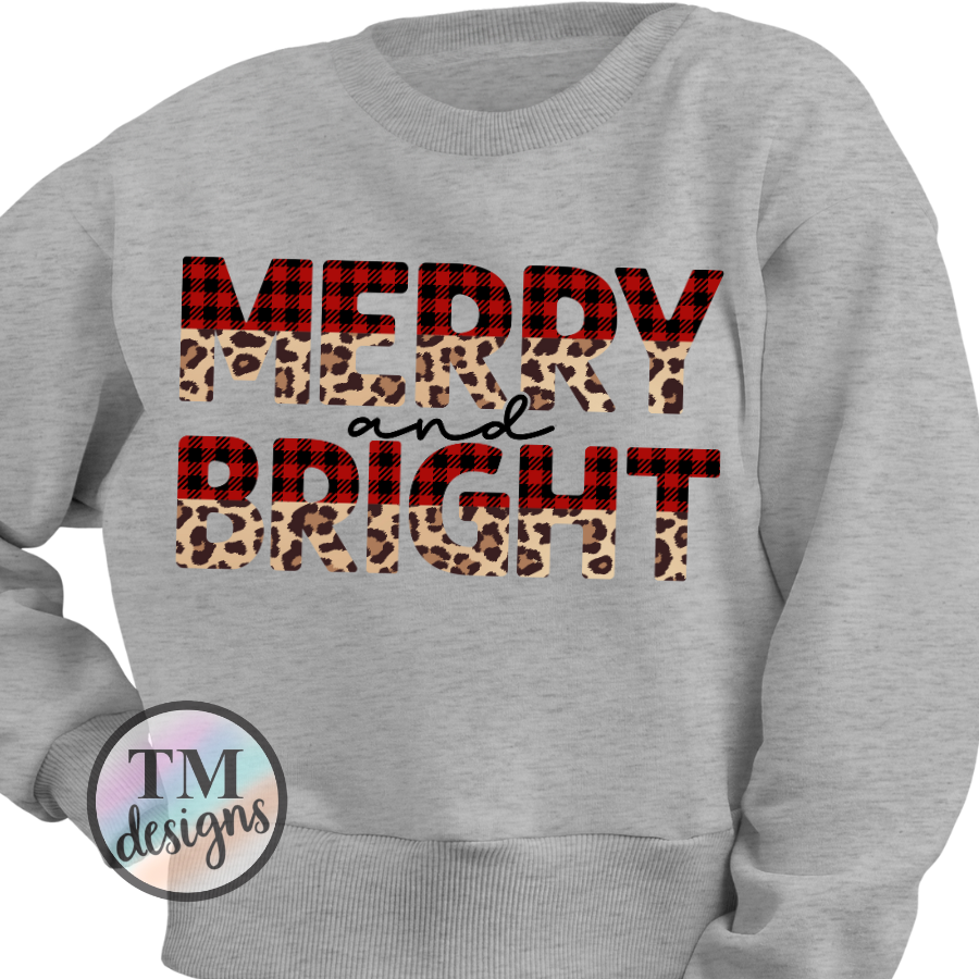 Merry & Bright-Christmas Shirt