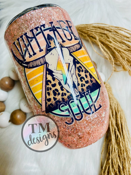 Vintage Soul wine tumbler