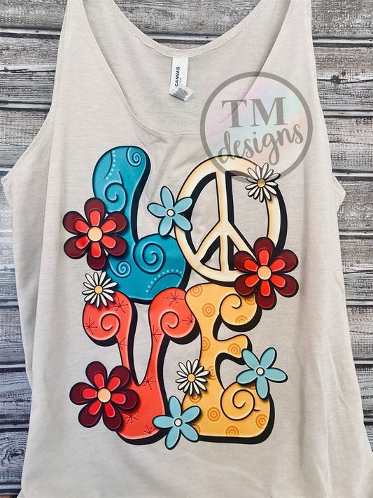 Hippie LOVE shirt