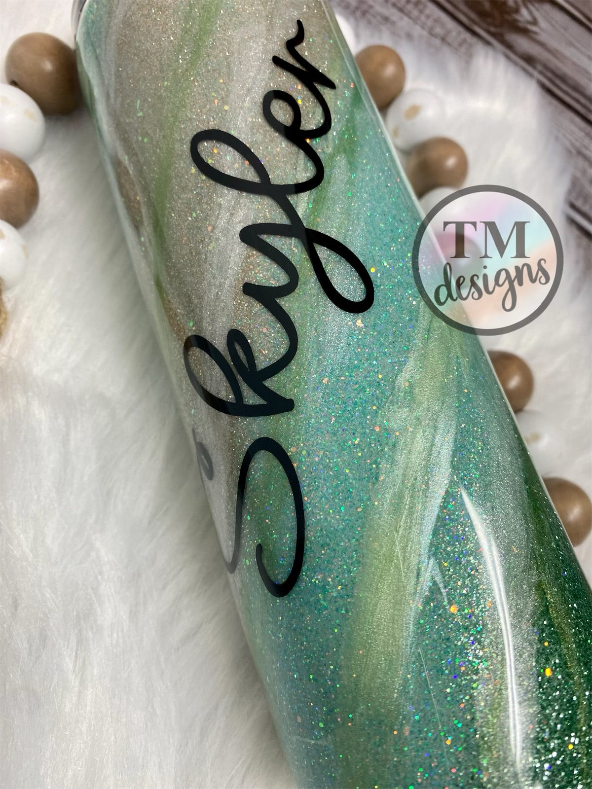 Milky Way Glitter Tumbler