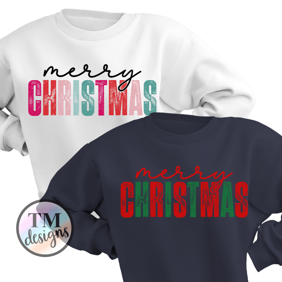 Merry Christmas Distressed Shirt