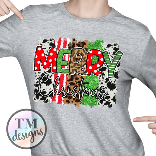 Merry Christmas Paint Swatches-Christmas Shirt