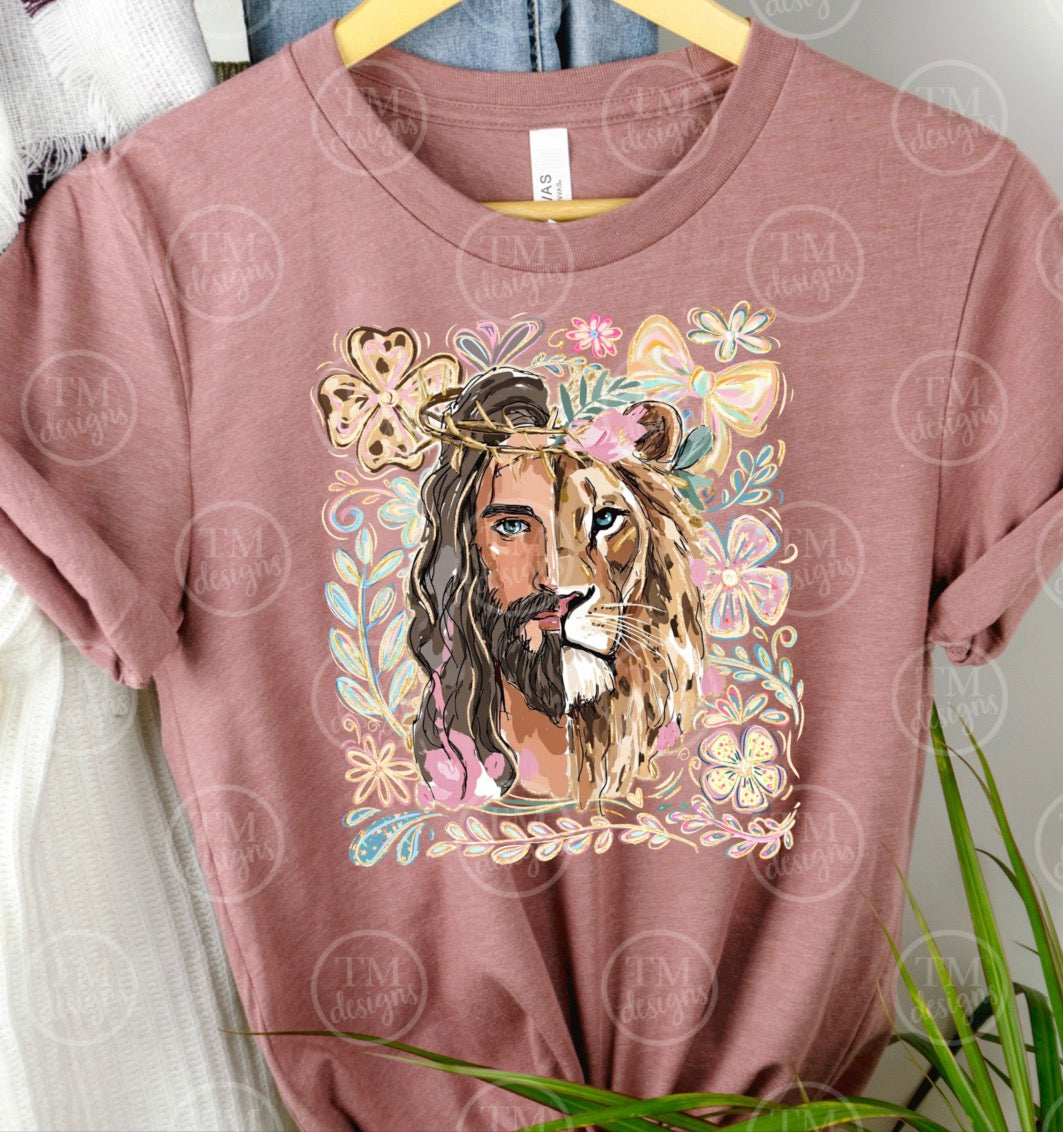 Jesus and the Lion Shirt