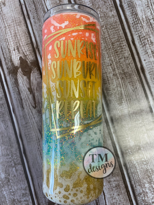 Sunrise-Sunburn-Sunset Tumbler