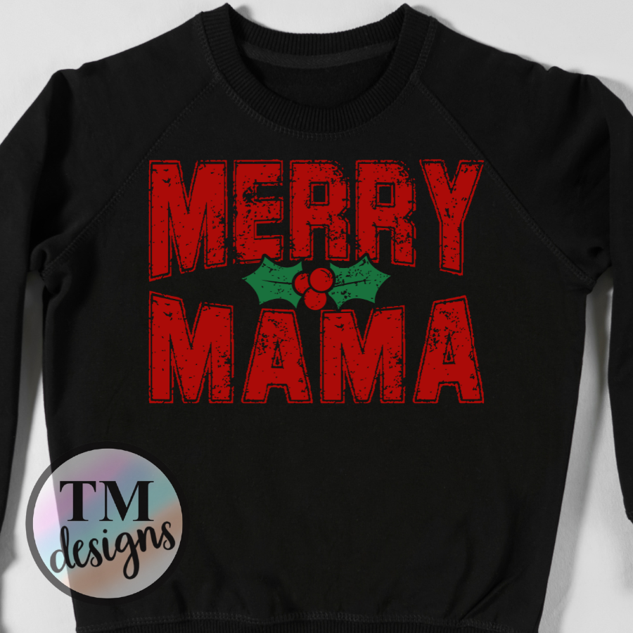 Merry Mama-Christmas Shirt